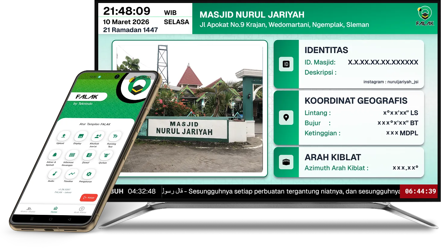 Falak TV Jam Sholat Digital